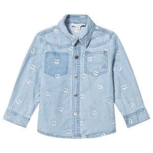 Stella McCartney Cotton Chambray Skull shirt